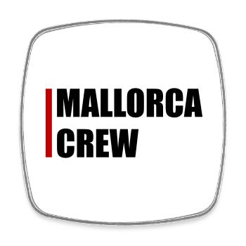 Mallorca Crew - Viereckiger Kühlschrankmagnet - Weiß - Vorne
