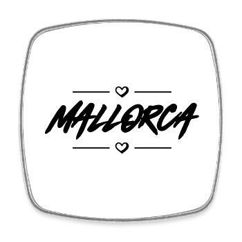 Majorca Heart - Square fridge magnet - white - Front