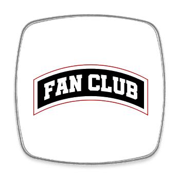 Membre du Fan Club - Magnet carré - blanc - Devant