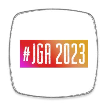 Jga 2023 Junggesellenabschied - Viereckiger Kühlschrankmagnet - Weiß - Vorne
