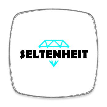 Seltenheit Unikat - Viereckiger Kühlschrankmagnet - Weiß - Vorne