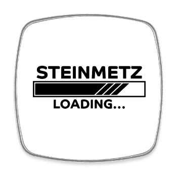 Steinmetz Spruch Beruf Lustiges Steinmetz Geschenk - Viereckiger Kühlschrankmagnet - Weiß - Vorne
