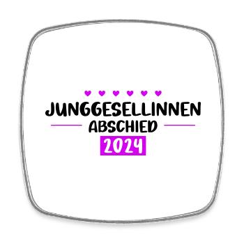 Bachelorette Party 2024 - Square fridge magnet - white - Front