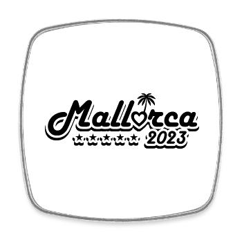 Mallorca 2023 - Square fridge magnet - white - Front