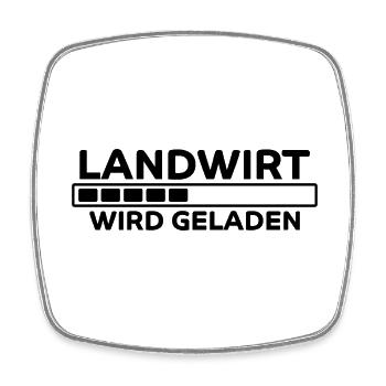 Landwirt Spruch Traktor Lustiges Landwirt Geschenk - Viereckiger Kühlschrankmagnet - Weiß - Vorne