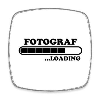 Fotograf Spruch Foto Lustiges Fotograf Geschenk - Viereckiger Kühlschrankmagnet - Weiß - Vorne