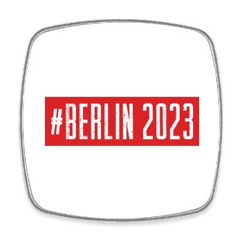 Berlin 2023 - Magnet carré - blanc - Devant