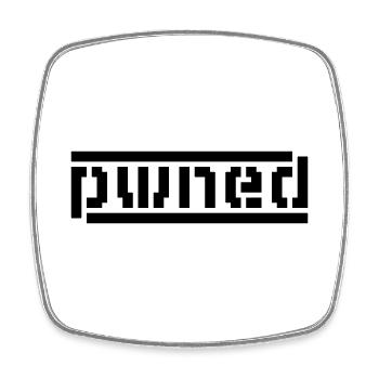 pnwed - Square fridge magnet - white - Front