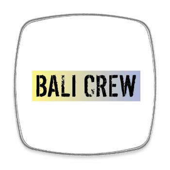 Bali Crew - Viereckiger Kühlschrankmagnet - Weiß - Vorne