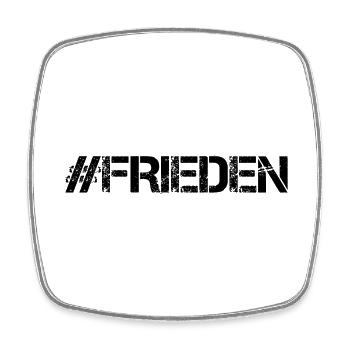 Frieden Freiheit Peace Weltfrieden Ukraine - Viereckiger Kühlschrankmagnet - Weiß - Vorne