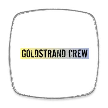 Golden Sands Crew - Square fridge magnet - white - Front