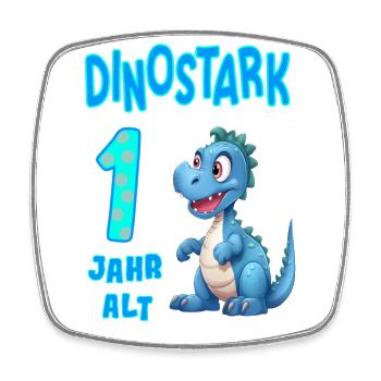 1. Geburtstag Baby Kindergeburtstag 1 Jahr alt - Viereckiger Kühlschrankmagnet - Weiß - Vorne