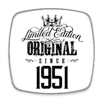 Édition limitée 1951 - Magnet carré - blanc - Devant
