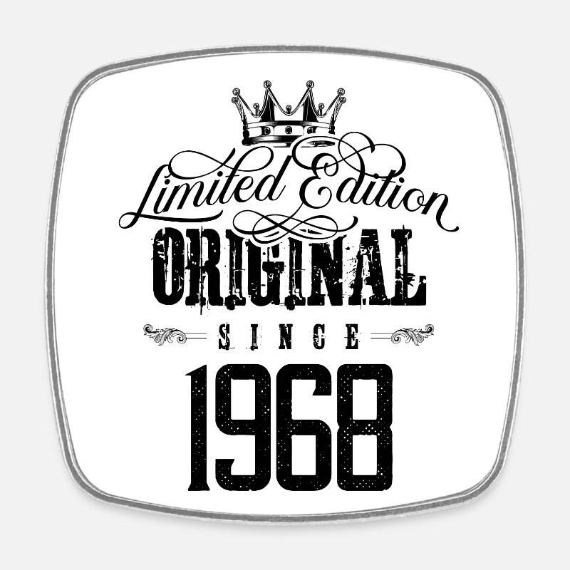 Édition limitée 1968 - Magnet carré - blanc