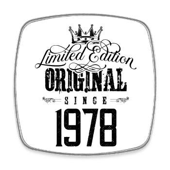 1978 limited edition - Square fridge magnet - white - Front