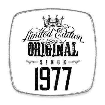 1977 limited edition - Square fridge magnet - white - Front