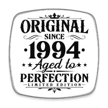 Original 1994 Vintage Vintage rétro anniversaire - Magnet carré - blanc - Devant