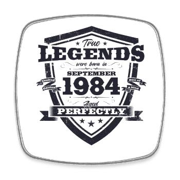 40th Birthday Original Legend 1984 Vintage 1984 - Square fridge magnet - white - Front