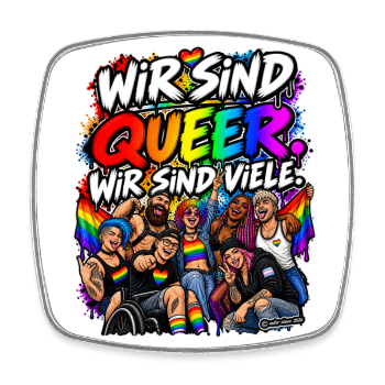Viereckiger Kühlschrankmagnet