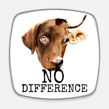 No Difference Pro Vegan Vegetarian Animal Welfare' Sticker | Spreadshirt
