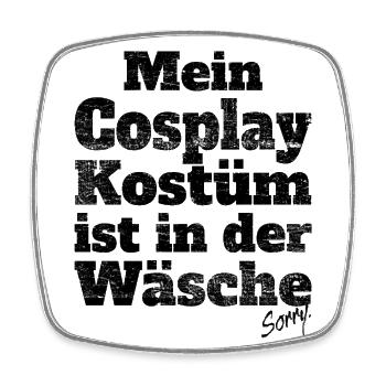Cosplay Kostüm In Wäsche Anime Manga Cosplayer - Viereckiger Kühlschrankmagnet - Weiß - Vorne