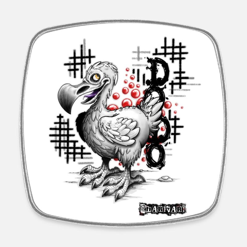 DODO 2022 - Square fridge magnet - white