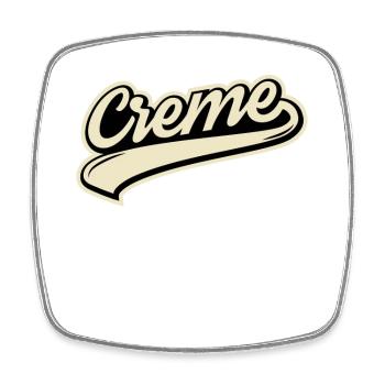 Cream always rises to the top - Square fridge magnet - white - Front