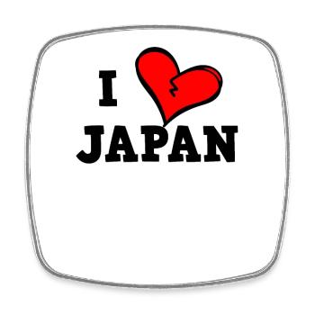J’adore le Japon - Magnet carré - blanc - Devant