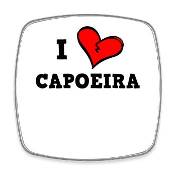 J’adore la Capoeira - Magnet carré - blanc - Devant