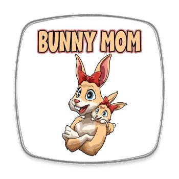 Beste Mama der Welt Muttertag Mutter Hase für - Viereckiger Kühlschrankmagnet - Weiß - Vorne