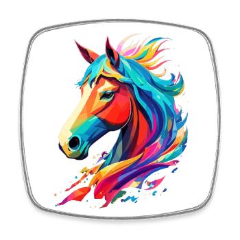 Unique designs for horse lovers! - Square fridge magnet - white - Front