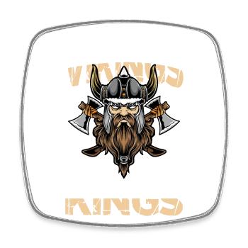 Vikings Are The Sixth Generation Of Kings - Viereckiger Kühlschrankmagnet - Weiß - Vorne