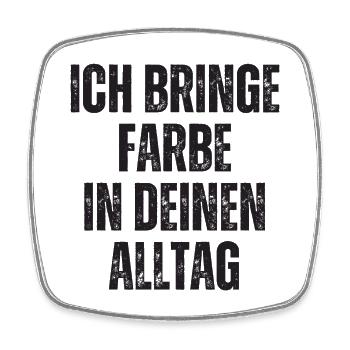 I Bring Paint Painter Dad Varnisher - Square fridge magnet - white - Front
