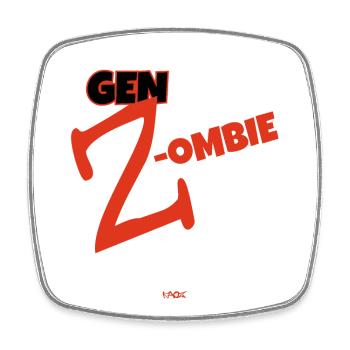 Zombie of Gen Z Zombies - Square fridge magnet - white - Front