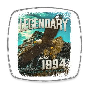 Legendary since 1994 - Square fridge magnet - white - Front