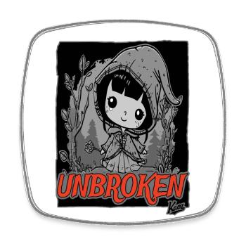 Tore Jacket Girls : ininterrompu - Magnet carré - blanc - Devant