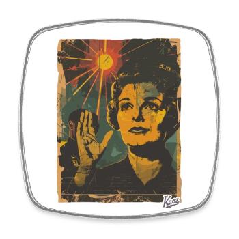 Meine Art von Revolution einer Frau - Viereckiger Kühlschrankmagnet - Weiß - Vorne