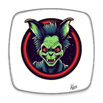 Little cheeky leprechaun - Square fridge magnet - white - Front