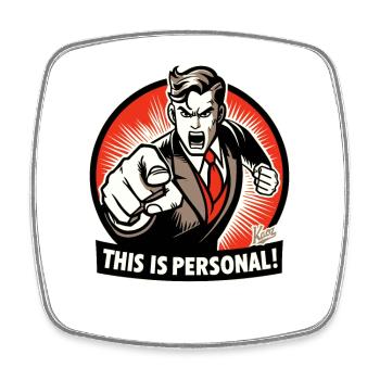 That's personal! - Square fridge magnet - white - Front