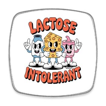 Die intollerante Lactoseintoleranz Gang - Viereckiger Kühlschrankmagnet - Weiß - Vorne