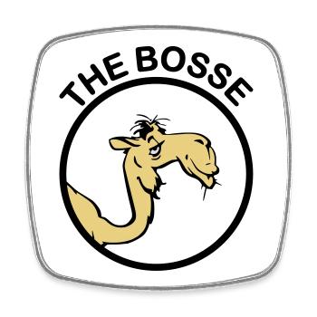 The Bosse II - Magnet carré - blanc - Devant