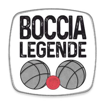 Boccia Player Boccia Legend Balls Boccia - Square fridge magnet - white - Front