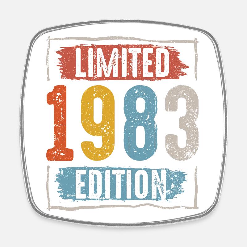 Edition Limitée 1983 Vintage - Magnet carré - blanc