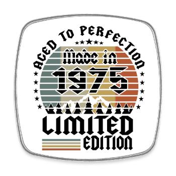 Édition limitée 1975 - Magnet carré - blanc - Devant