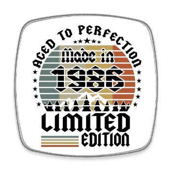 1986 Limited Edition - Square fridge magnet - white - Front