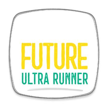 Futur Ultra Runner - Magnet carré - blanc - Devant