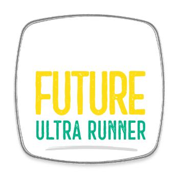Future Ultra Runner - Square fridge magnet - white - Front