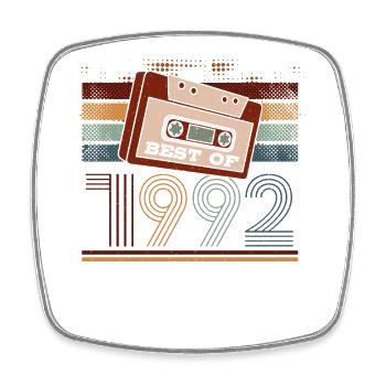 Best Of 1992 | Birthday Shirt | Birthday - Square fridge magnet - white - Front