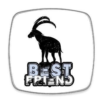 Best Friend Capricorn | Capricorn - Square fridge magnet - white - Front