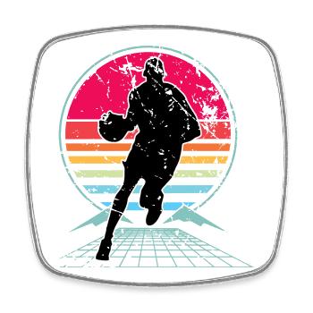Basketball basketball players - Square fridge magnet - white - Front